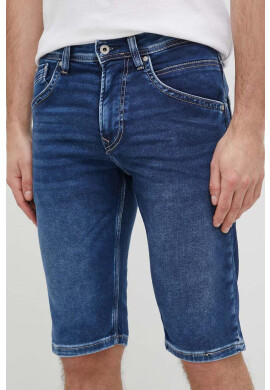 Pepe Jeans Дънкови къси панталони Track в тъмносиньо - Pepit.bg