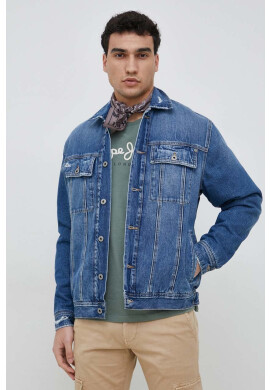 Pepe Jeans Дънково яке Young Bandana в тъмносиньо с преходна изолация - Pepit.bg