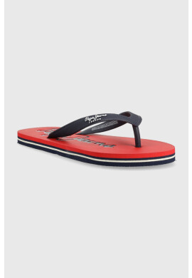 Pepe Jeans Джапанки BAY BEACH в червено PMS70129 - Pepit.bg