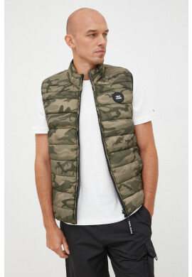 Pepe Jeans Елек мъжки в зелено със зимна изолация - Pepit.bg