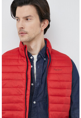Pepe Jeans Елек Connel Gillet мъжки в червено с преходна изолация - Pepit.bg