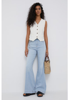 Pepe Jeans Елек с лен Aditi - Pepit.bg
