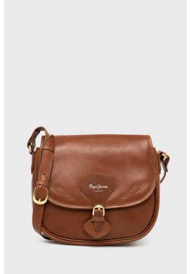 Pepe Jeans Кожена чанта Andrea Bag в кафяво - Pepit.bg