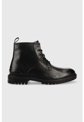 Pepe Jeans Кожени обувки Ned Boot Relief в черно - Pepit.bg