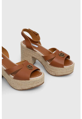 Pepe Jeans Кожени сандали TAFFY в кафяво PLS90602 - Pepit.bg