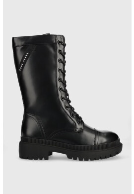 Pepe Jeans Кубинки Bettle Urban в черно с платформа - Pepit.bg