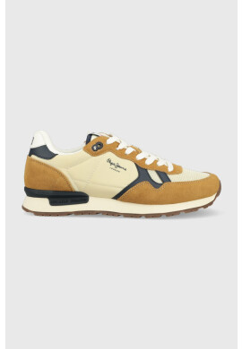 Pepe Jeans Маратонки BRIT в кафяво PMS30924 - Pepit.bg