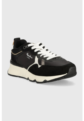 Pepe Jeans Маратонки BRIT PRO в черно PLS31458 - Pepit.bg