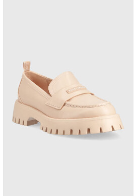 Pepe Jeans Мокасини OXFORD в розово с платформа PLS10408 - Pepit.bg