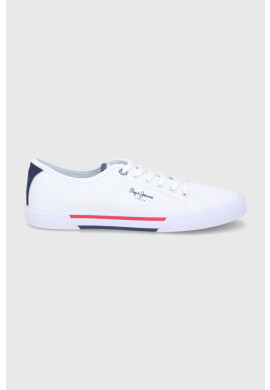 Pepe Jeans Ниски кецове Brady Men Basic мъжки в бяло - Pepit.bg