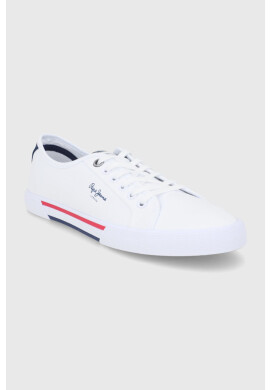 Pepe Jeans Ниски кецове Brady Men Basic мъжки в бяло - Pepit.bg