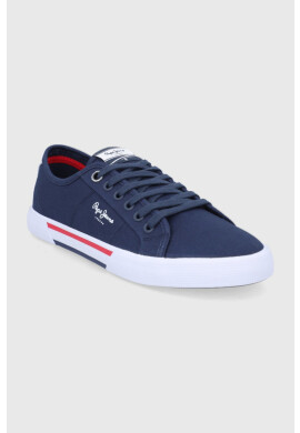 Pepe Jeans Ниски кецове Brady Men Basic мъжки в тъмносиньо - Pepit.bg