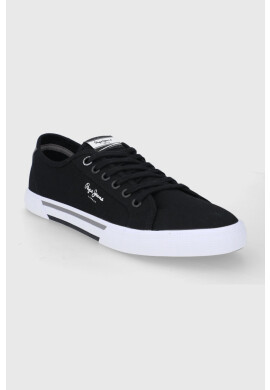 Pepe Jeans Ниски кецове Brady Men Basic мъжки в черно - Pepit.bg