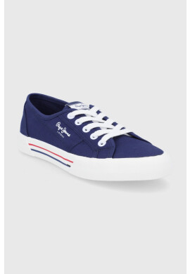 Pepe Jeans Ниски кецове Brady W Basic дамски в тъмносиньо - Pepit.bg