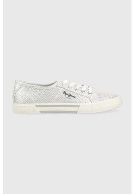 Pepe Jeans Ниски кецове BRADY в сребристо PLS31439 - Pepit.bg