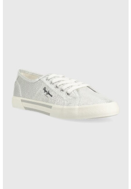 Pepe Jeans Ниски кецове BRADY в сребристо PLS31439 - Pepit.bg
