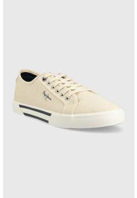 Pepe Jeans Ниски кецове BRADY в бежово PMS30913 - Pepit.bg