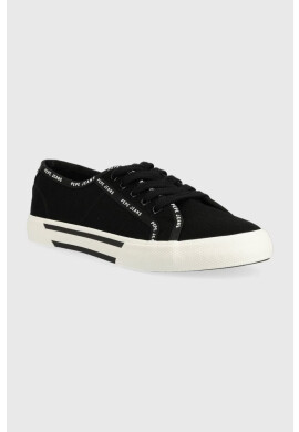 Pepe Jeans Ниски кецове BRADY в черно PLS31437 - Pepit.bg