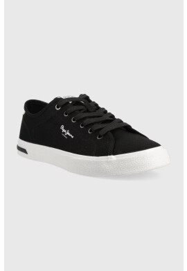 Pepe Jeans Ниски кецове KENTON в черно PMS30910 - Pepit.bg