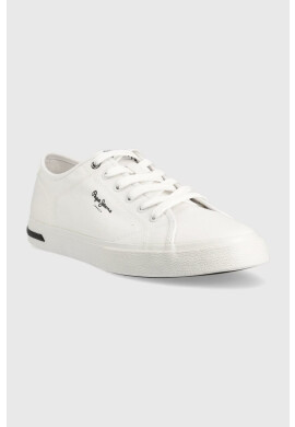 Pepe Jeans Ниски кецове KENTON в бяло PMS30910 - Pepit.bg