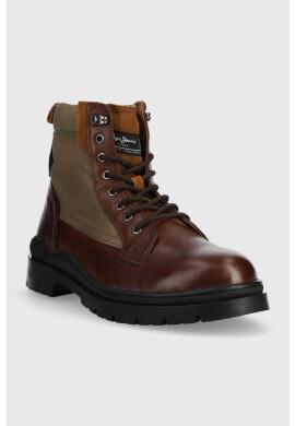 Pepe Jeans Обувки Brad Boot Combi в кафяво - Pepit.bg