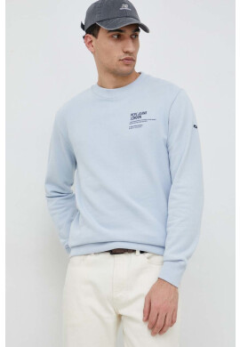 Pepe Jeans Памучен суичър Avery в синьо с апликация - Pepit.bg