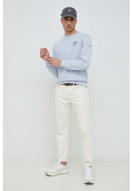 Pepe Jeans Памучен суичър Avery в синьо с апликация - Pepit.bg