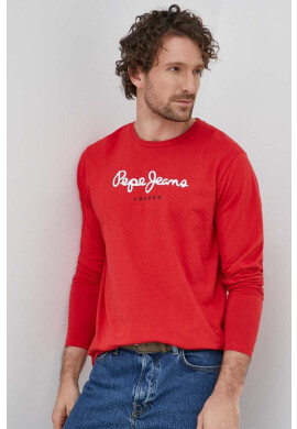 Pepe Jeans Памучна блуза с дълги ръкави Eggo - Pepit.bg
