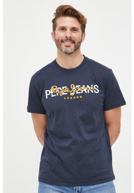 Pepe Jeans Памучна тениска в бяло - Pepit.bg