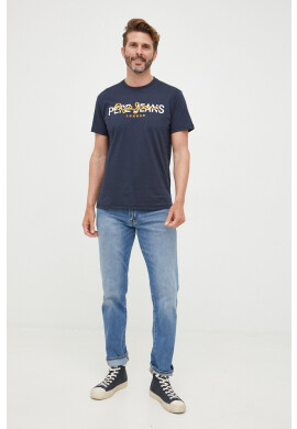 Pepe Jeans Памучна тениска в бяло - Pepit.bg