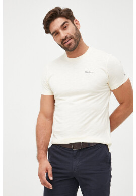 Pepe Jeans Памучна тениска в оранжево - Pepit.bg