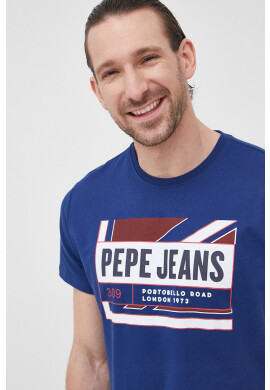 Pepe Jeans Памучна тениска Adelard - Pepit.bg