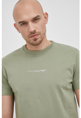 Pepe Jeans Памучна тениска Andreas - Pepit.bg