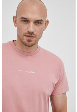 Pepe Jeans Памучна тениска Andreas - Pepit.bg