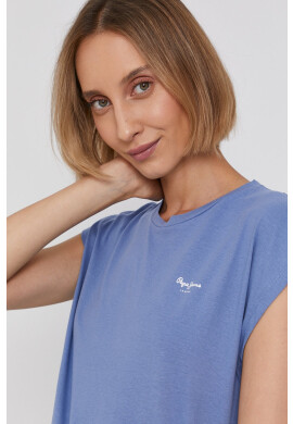 Pepe Jeans Памучна тениска Bloom - Pepit.bg