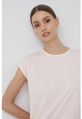 Pepe Jeans Памучна тениска Bloom - Pepit.bg
