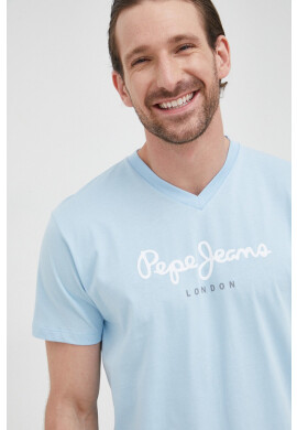 Pepe Jeans Памучна тениска Eggo V N - Pepit.bg