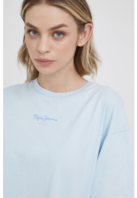 Pepe Jeans Памучна тениска Nina - Pepit.bg