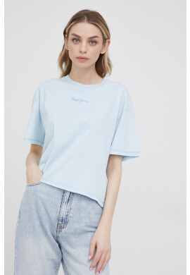 Pepe Jeans Памучна тениска Nina - Pepit.bg