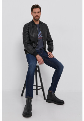 Pepe Jeans Памучна тениска Ramone - Pepit.bg
