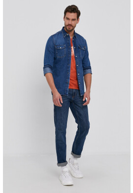 Pepe Jeans Памучна тениска Yuri - Pepit.bg