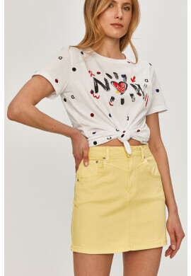 Pepe Jeans Пола в жълто - Pepit.bg