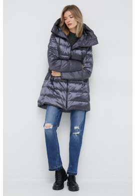 Pepe Jeans Пуловер с вълна Bitrix дамски в сиво от лека материя с ниско поло - Pepit.bg