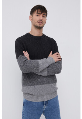 Pepe Jeans Пуловер с вълна мъжки в сиво - Pepit.bg