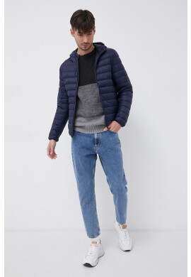 Pepe Jeans Пуловер с вълна мъжки в сиво - Pepit.bg