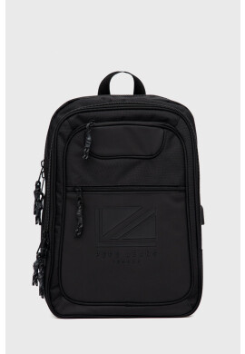 Pepe Jeans Раница Bromley Ldn Back Pack мъжка в черно голям размер с изчистен дизайн - Pepit.bg