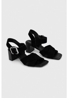 Pepe Jeans Сандали от велур ALTEA в черно PLS90584 - Pepit.bg