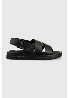 Pepe Jeans Сандали SUMMER в черно с платформа PLS90578 - Pepit.bg