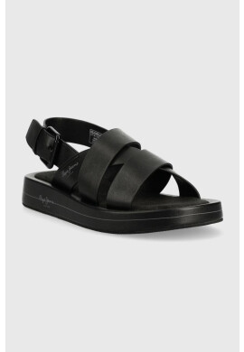 Pepe Jeans Сандали SUMMER в черно с платформа PLS90578 - Pepit.bg