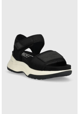 Pepe Jeans Сандали VENUS в черно с платформа PLS90572 - Pepit.bg